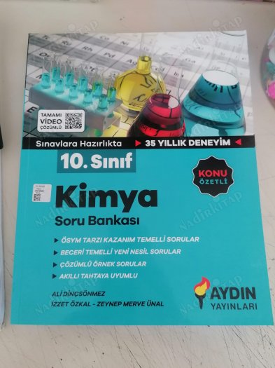 AYDIN YAYINLARI 10.SINIF KİMYA SORU BANKASI